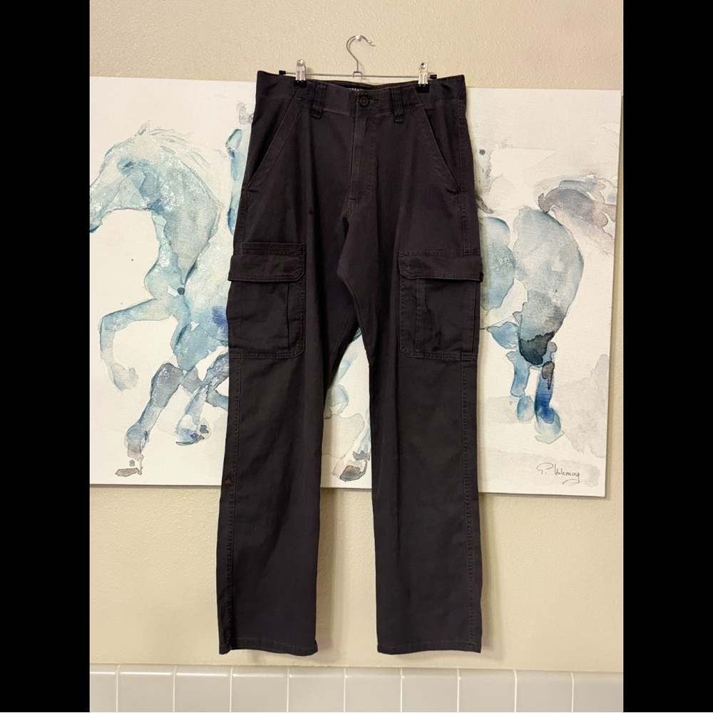 Dark Grey Wrangler ATG Cargo Pants